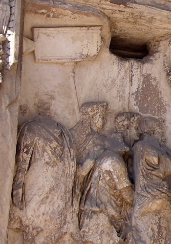 Fire-box  (makhtah) Arch of Titus Rome